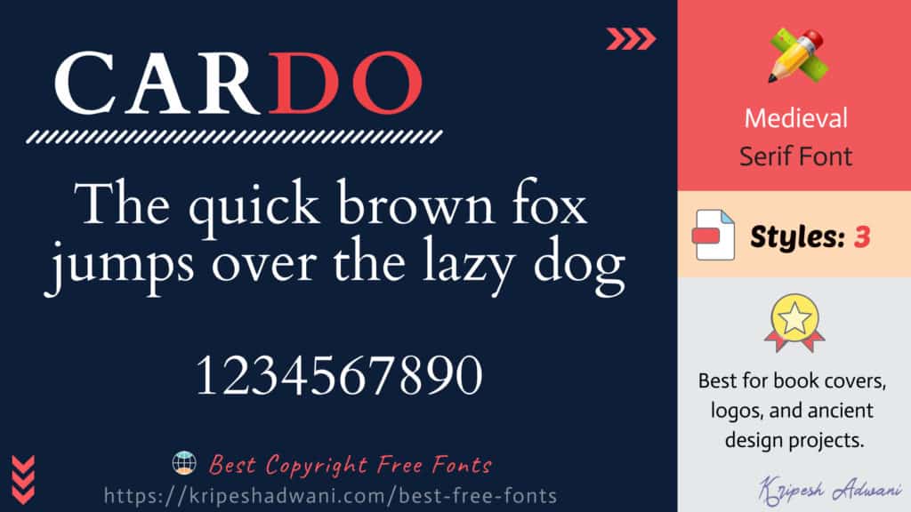 Cardo-free-font