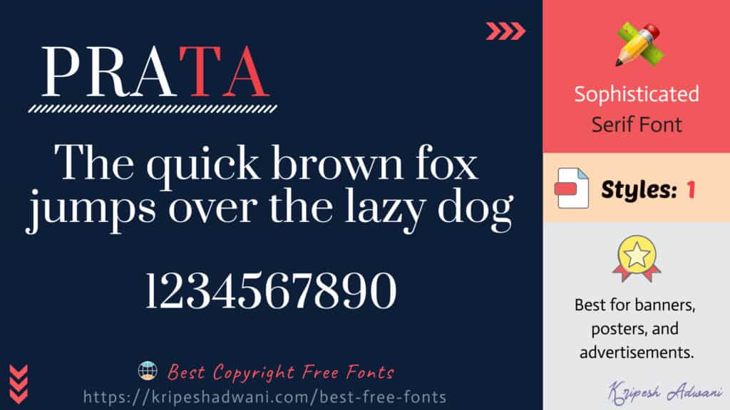 Prata-free-font