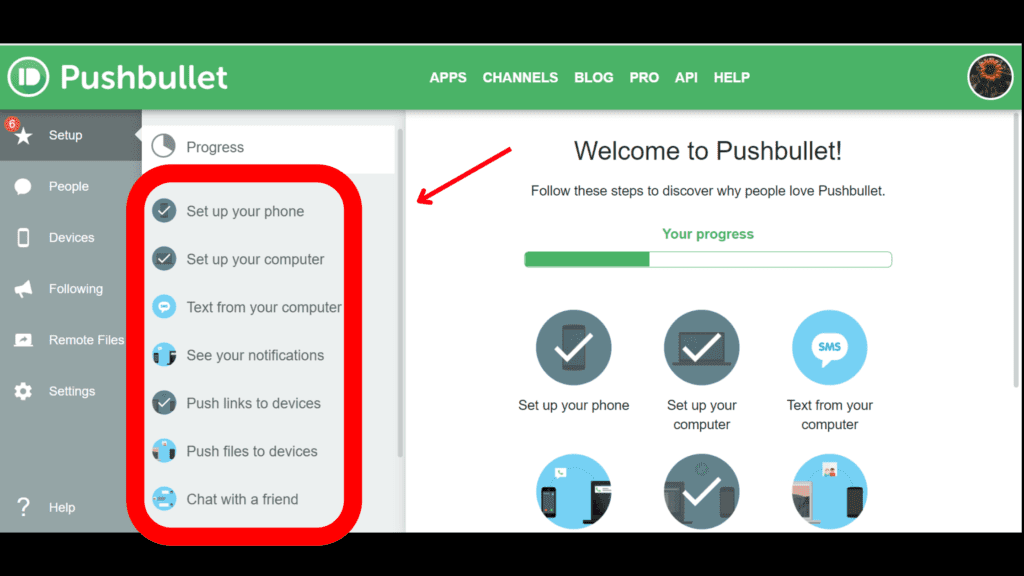 Pushbullet Chrome Extension
