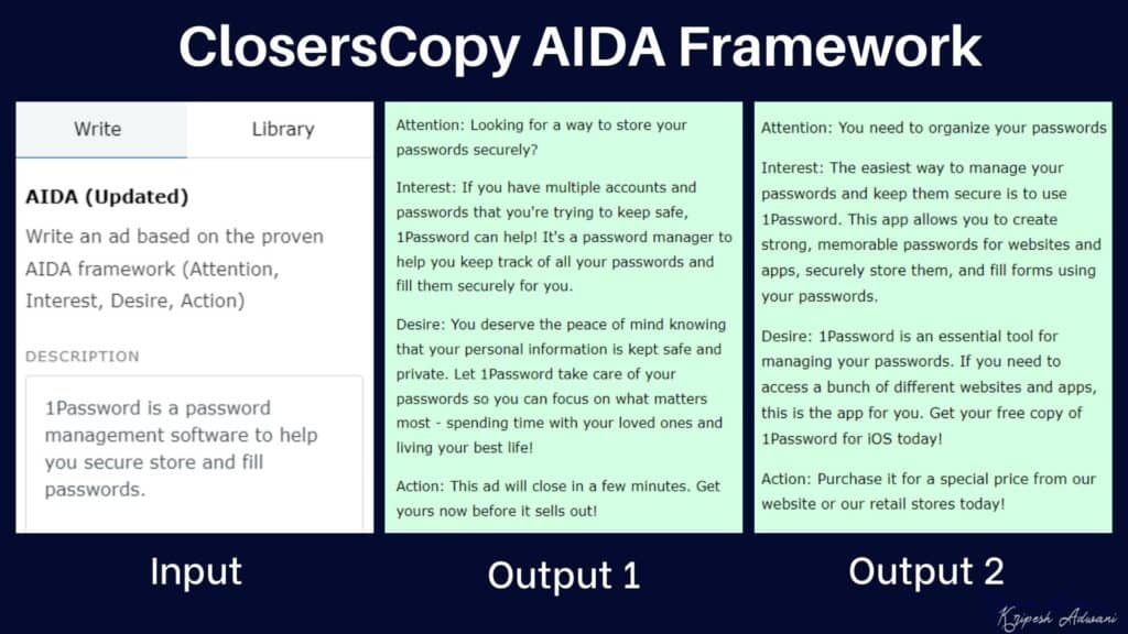 ClosersCopy AIDA Framework