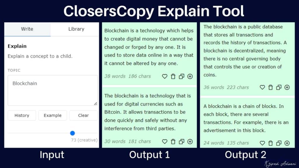 ClosersCopy Explain Tool
