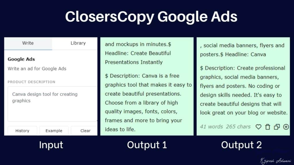 ClosersCopy Google Ads