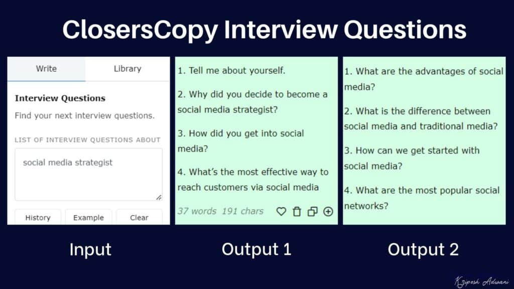 ClosersCopy Interview Questions