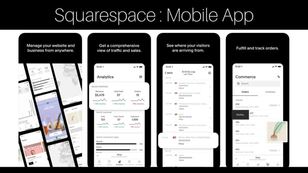 Squarespace Mobile app
