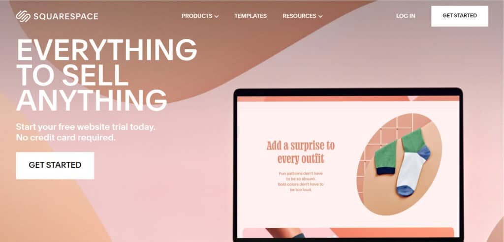 Squarespace banner
