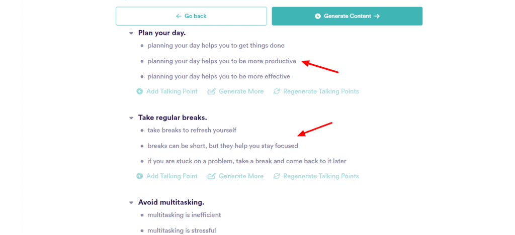 Copy.ai Review (2026) - This AI Writer Surprised Me 50 Talking Points Generated by CopyAI Blog Wizard
