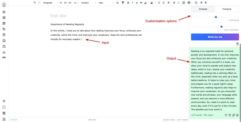 ClosersCopy long form editor 1