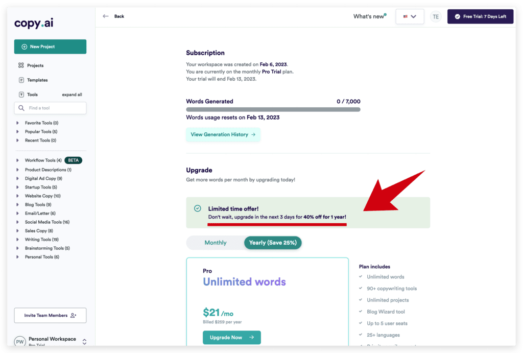 Copy.ai Review (2026) - This AI Writer Surprised Me 3 CopyAI Discount Coupon Code