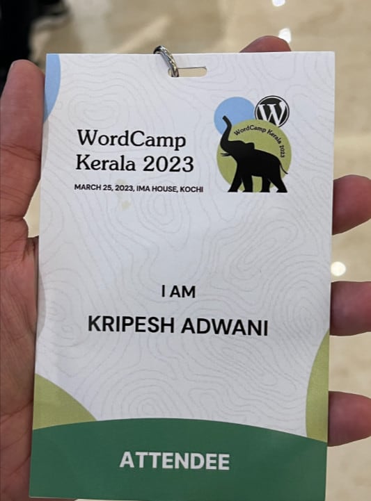WordCamp Kerala Event Pass