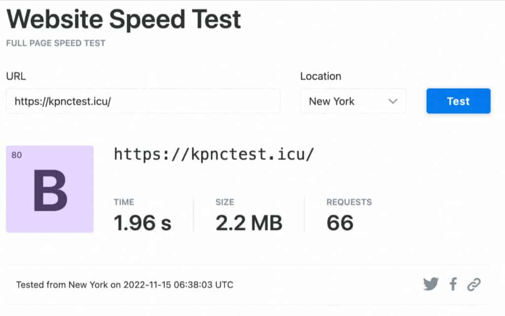 Namecheap speed test