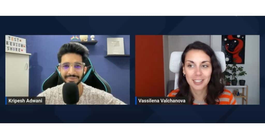 Kripesh Adwani Interviewing Vaseelina Valchanova