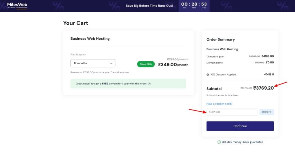 7 Best Web Hosting Deals (2025) - Web Hosting Steals You Can't Miss 17 MilesWeb coupon code