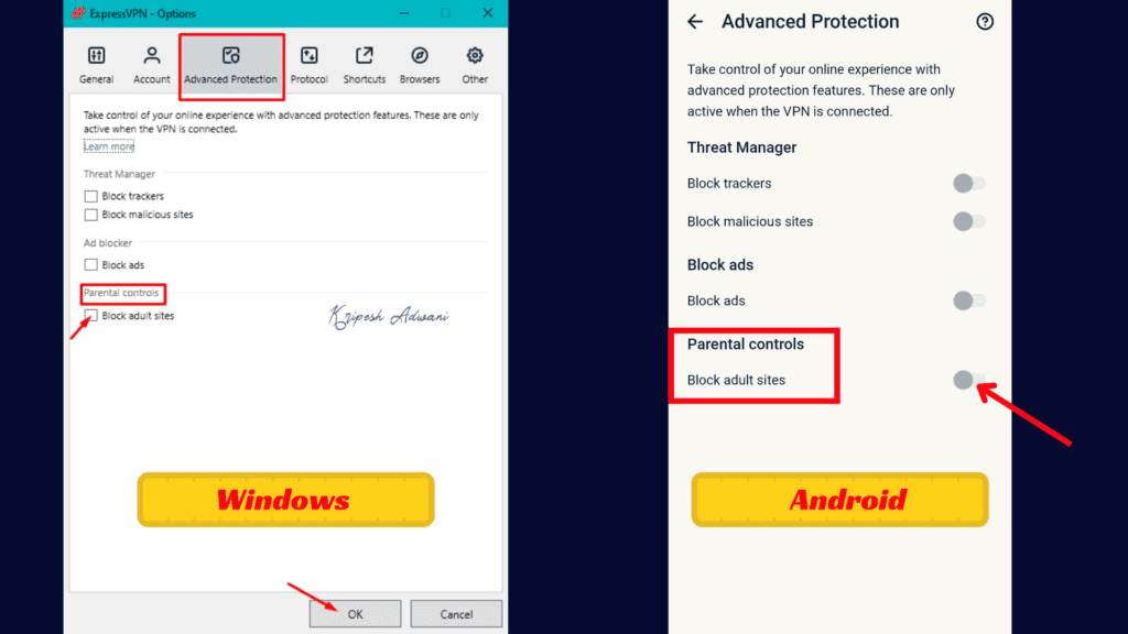 ExpressVPN Parental Control