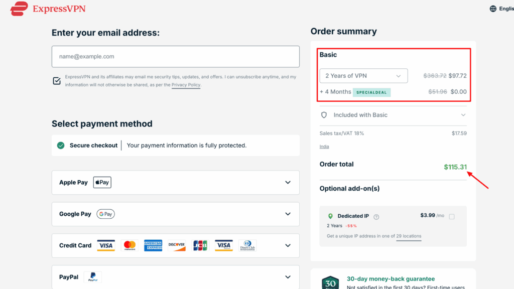 ExpressVPN discount 1