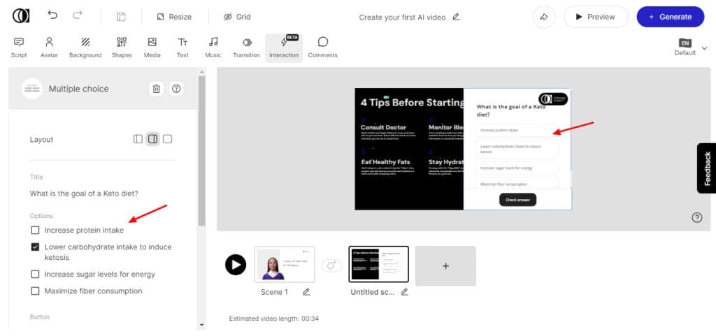 Colossyan interaction