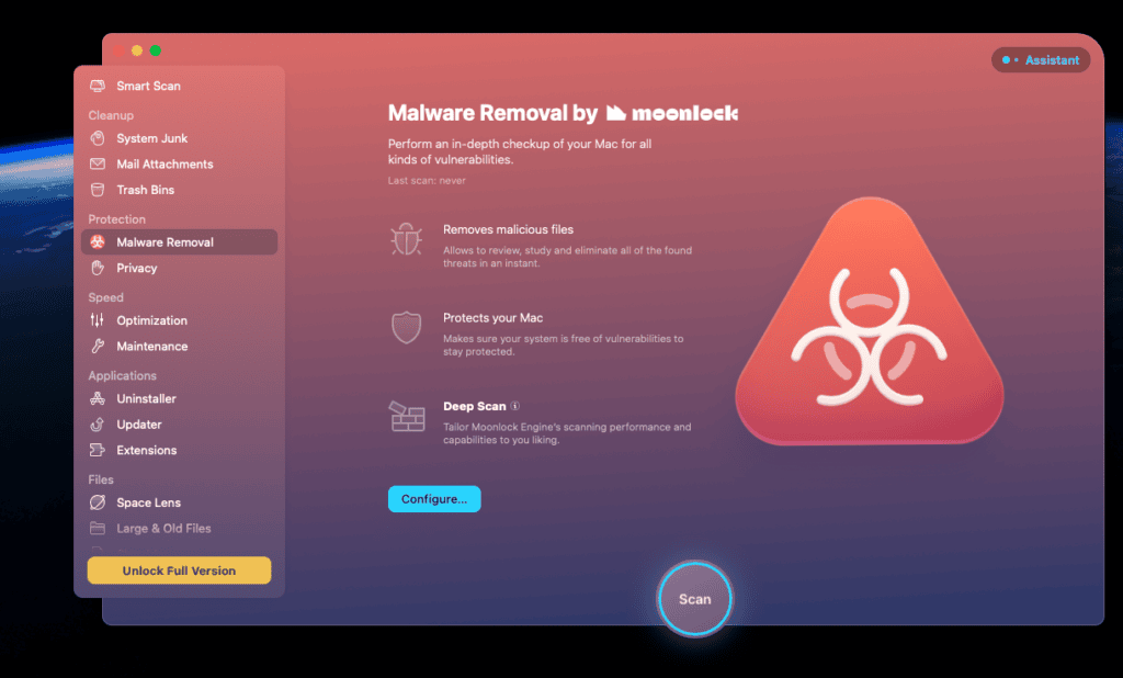 CleanMyMac - Malware remover