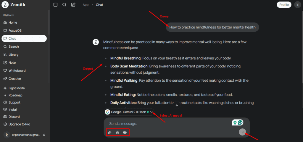 Step 5 Generate Output