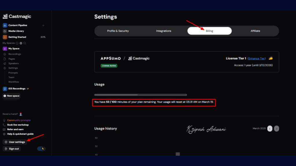 Castmagic Review (2026) - Perfect AI Tool For Content Creators? 22 Credit Usage Check