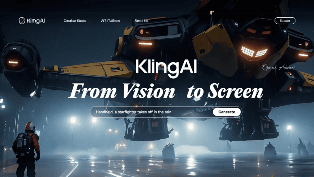 KlingAI Homepage