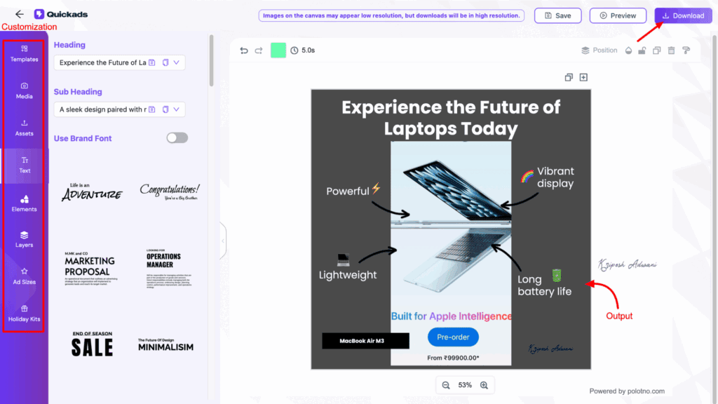 QuickAds Review 2026: Double Your Ad ROI with This AI-Powered Platform 8 AI-generated Ad