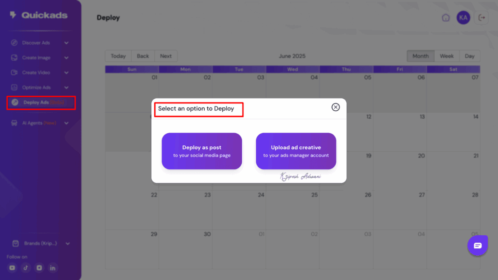 QuickAds Review 2026: Double Your Ad ROI with This AI-Powered Platform 21 Deploy Ads