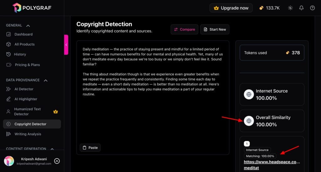 Polygraf AI Review (2026) - Is It Worth It? Honest Review + Demo 5 Polygraf - AI Copyright Detection