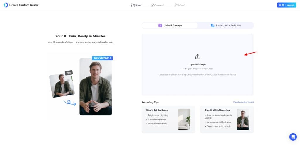 JoggAI - creating custom avatars